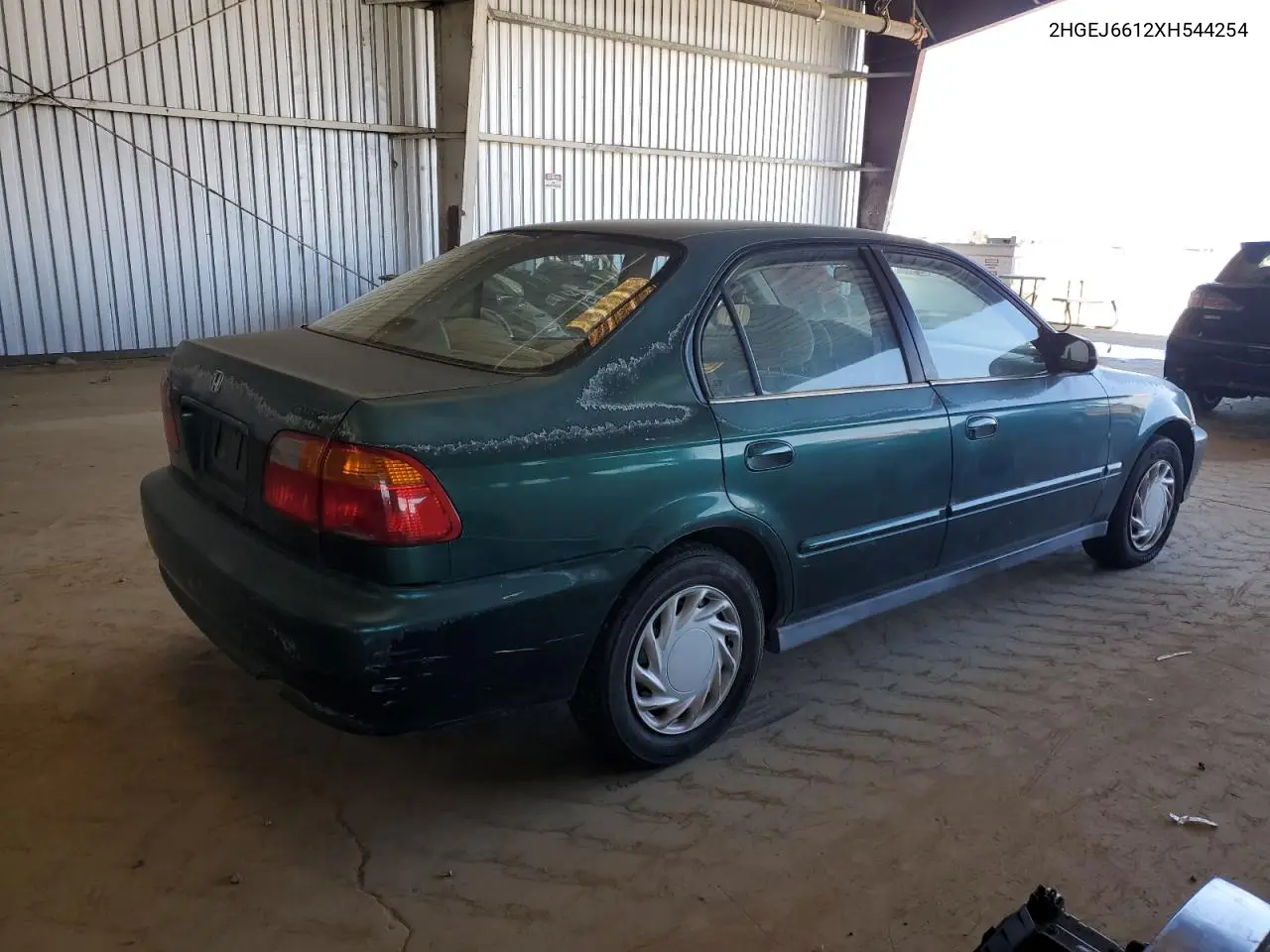 1999 Honda Civic Base VIN: 2HGEJ6612XH544254 Lot: 61676555