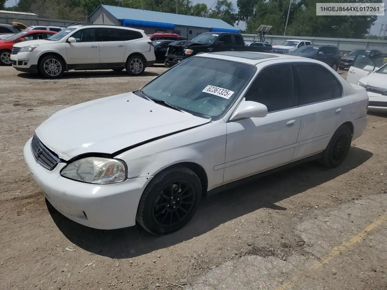 1999 Honda Civic Ex VIN: 1HGEJ8644XL017261 Lot: 62361325