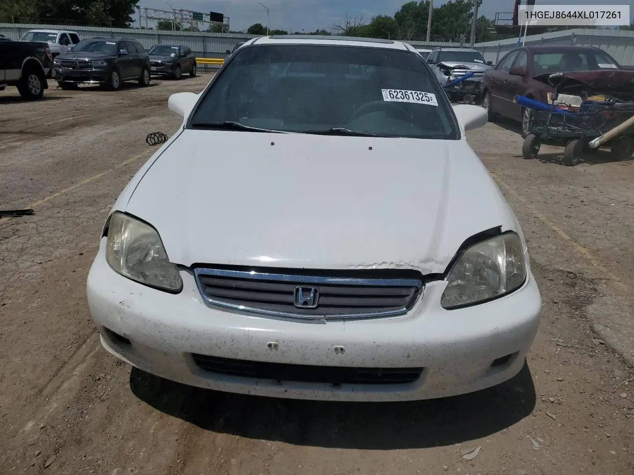 1999 Honda Civic Ex VIN: 1HGEJ8644XL017261 Lot: 62361325