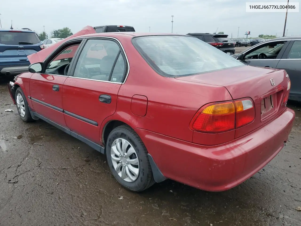 1999 Honda Civic Lx VIN: 1HGEJ6677XL004986 Lot: 62903715