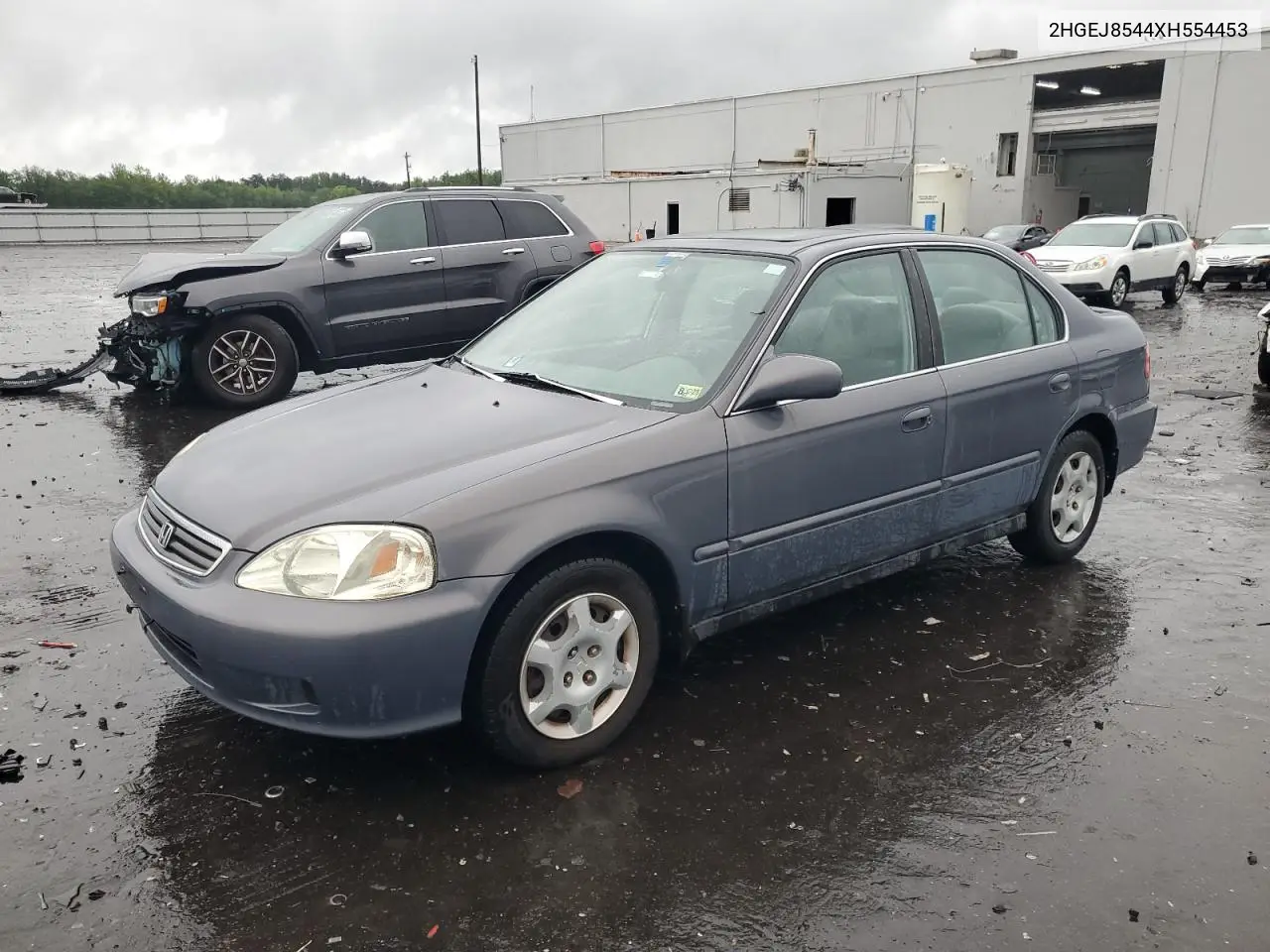1999 Honda Civic Ex VIN: 2HGEJ8544XH554453 Lot: 63164935
