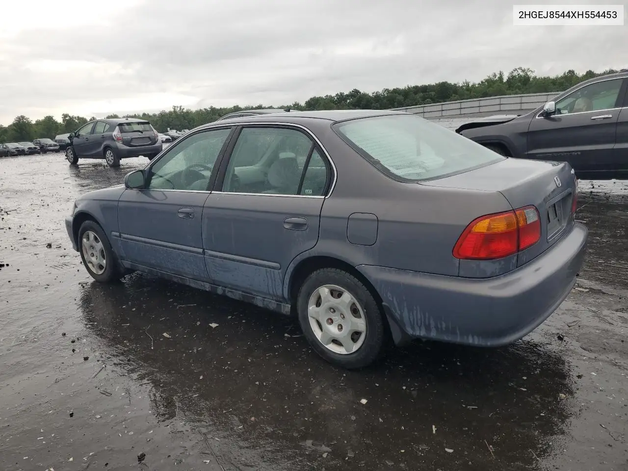 1999 Honda Civic Ex VIN: 2HGEJ8544XH554453 Lot: 63164935
