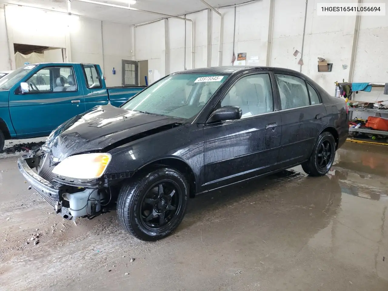 2001 Honda Civic Lx VIN: 1HGES16541L056694 Lot: 55975545