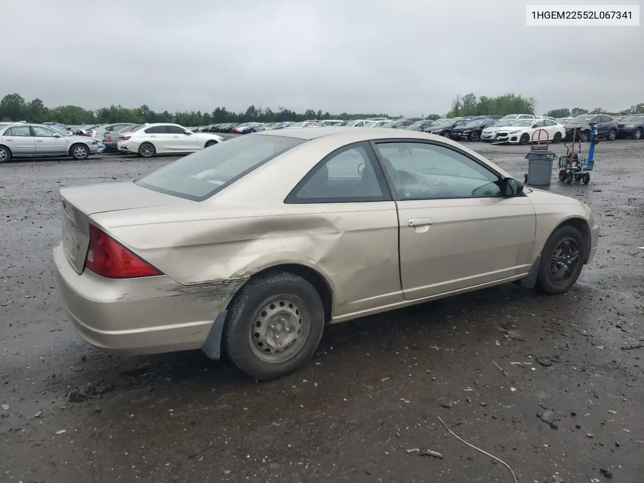 2002 Honda Civic Lx VIN: 1HGEM22552L067341 Lot: 56522155