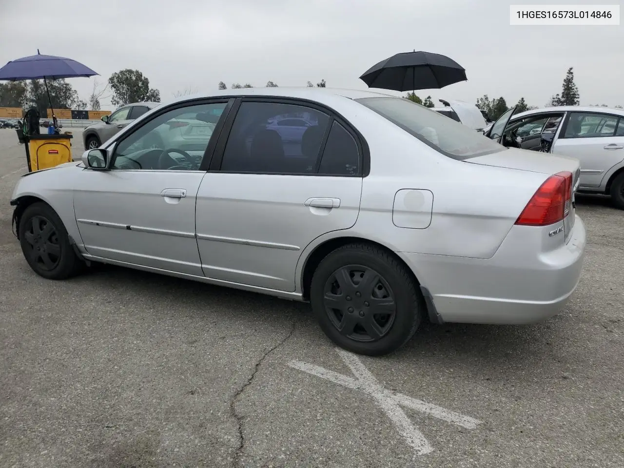 2003 Honda Civic Lx VIN: 1HGES16573L014846 Lot: 49913235