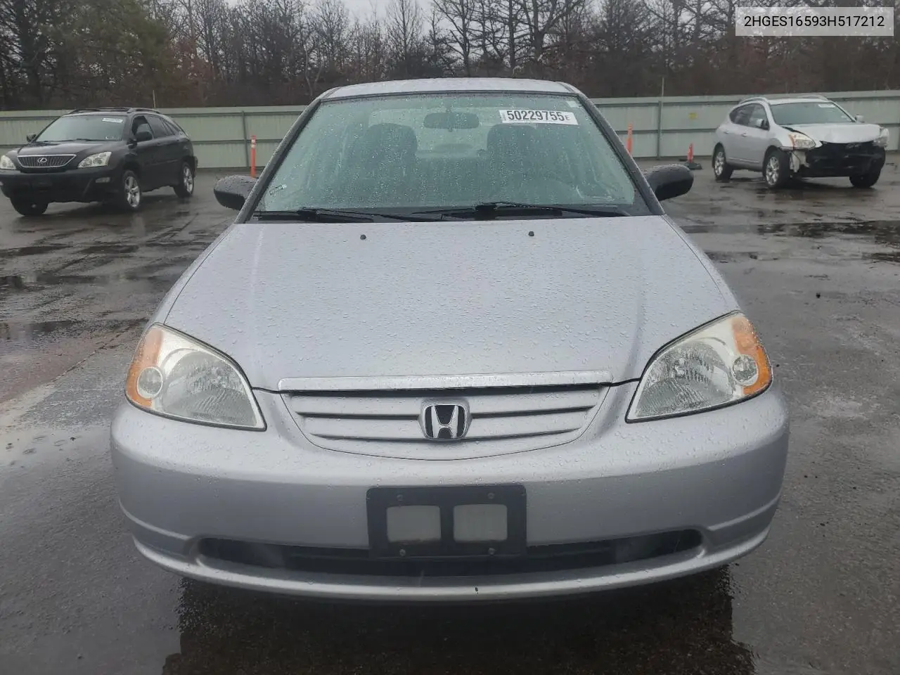2003 Honda Civic Lx VIN: 2HGES16593H517212 Lot: 50229755