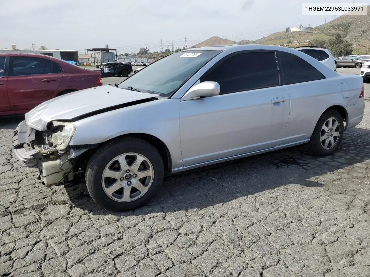 2003 Honda Civic Ex VIN: 1HGEM22953L033971 Lot: 56147265