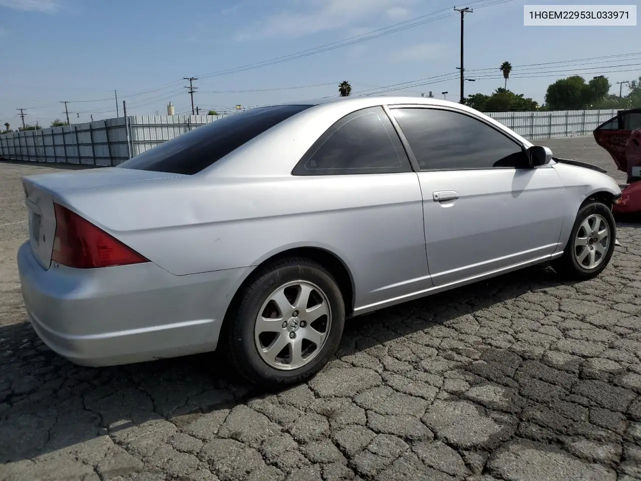 2003 Honda Civic Ex VIN: 1HGEM22953L033971 Lot: 56147265