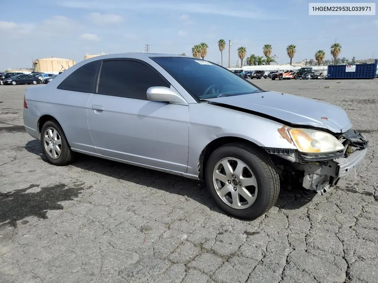 2003 Honda Civic Ex VIN: 1HGEM22953L033971 Lot: 56147265
