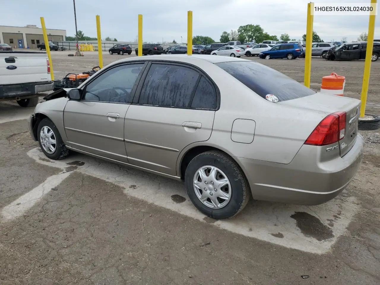 2003 Honda Civic Lx VIN: 1HGES165X3L024030 Lot: 56422125