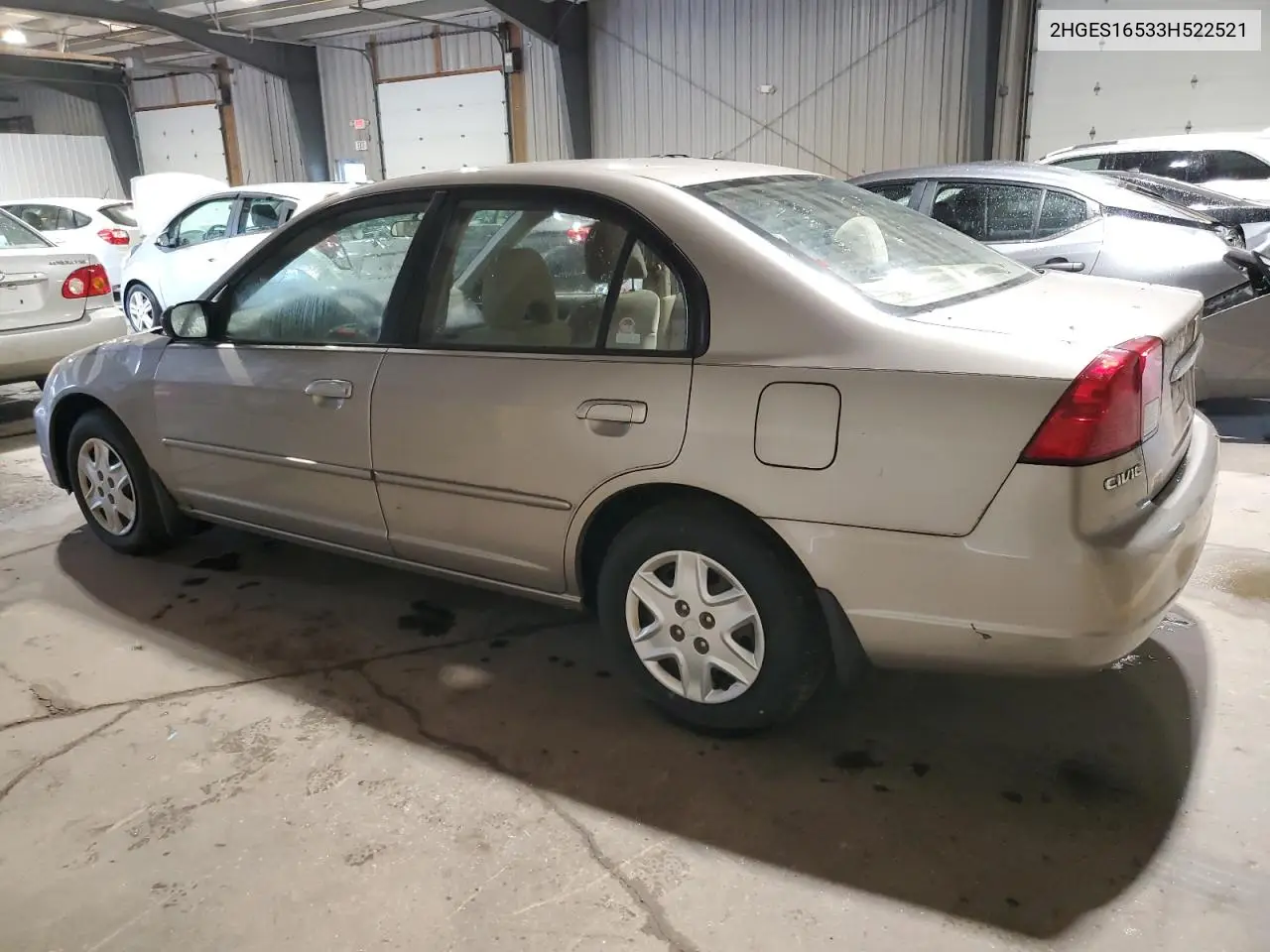 2003 Honda Civic Lx VIN: 2HGES16533H522521 Lot: 56640925