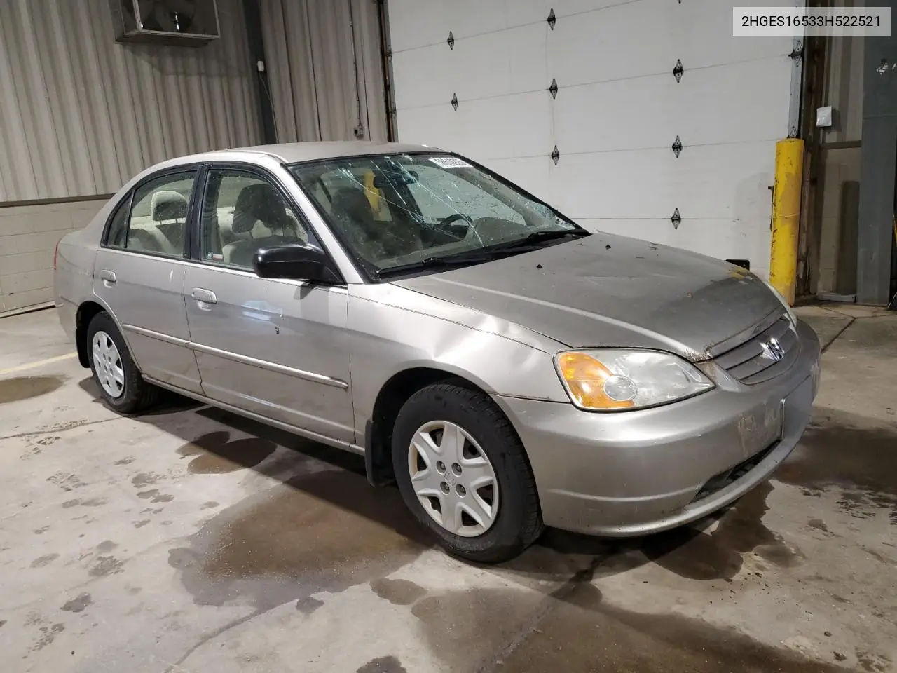 2003 Honda Civic Lx VIN: 2HGES16533H522521 Lot: 56640925