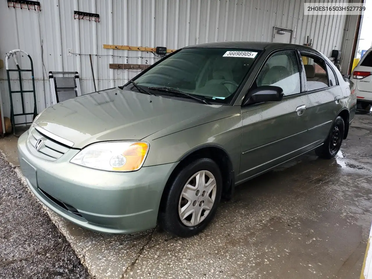 2003 Honda Civic Lx VIN: 2HGES16503H527739 Lot: 56698905
