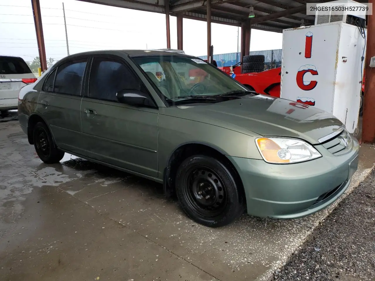 2003 Honda Civic Lx VIN: 2HGES16503H527739 Lot: 56698905
