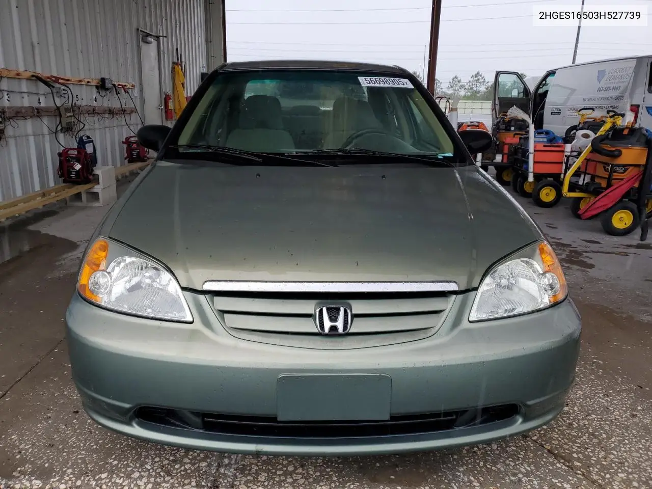 2003 Honda Civic Lx VIN: 2HGES16503H527739 Lot: 56698905