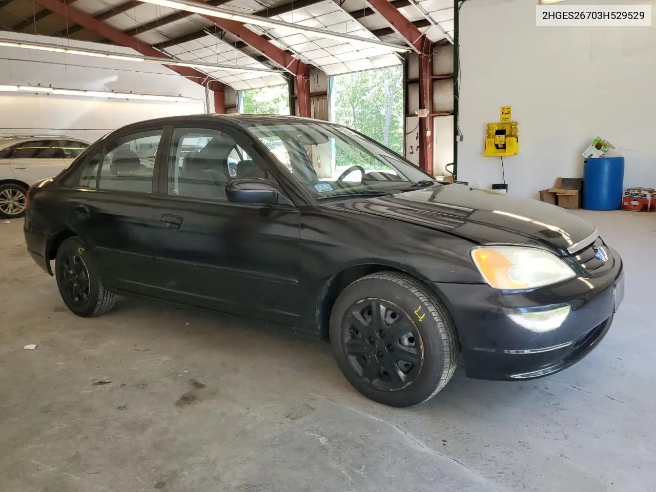 2003 Honda Civic Ex VIN: 2HGES26703H529529 Lot: 62210145