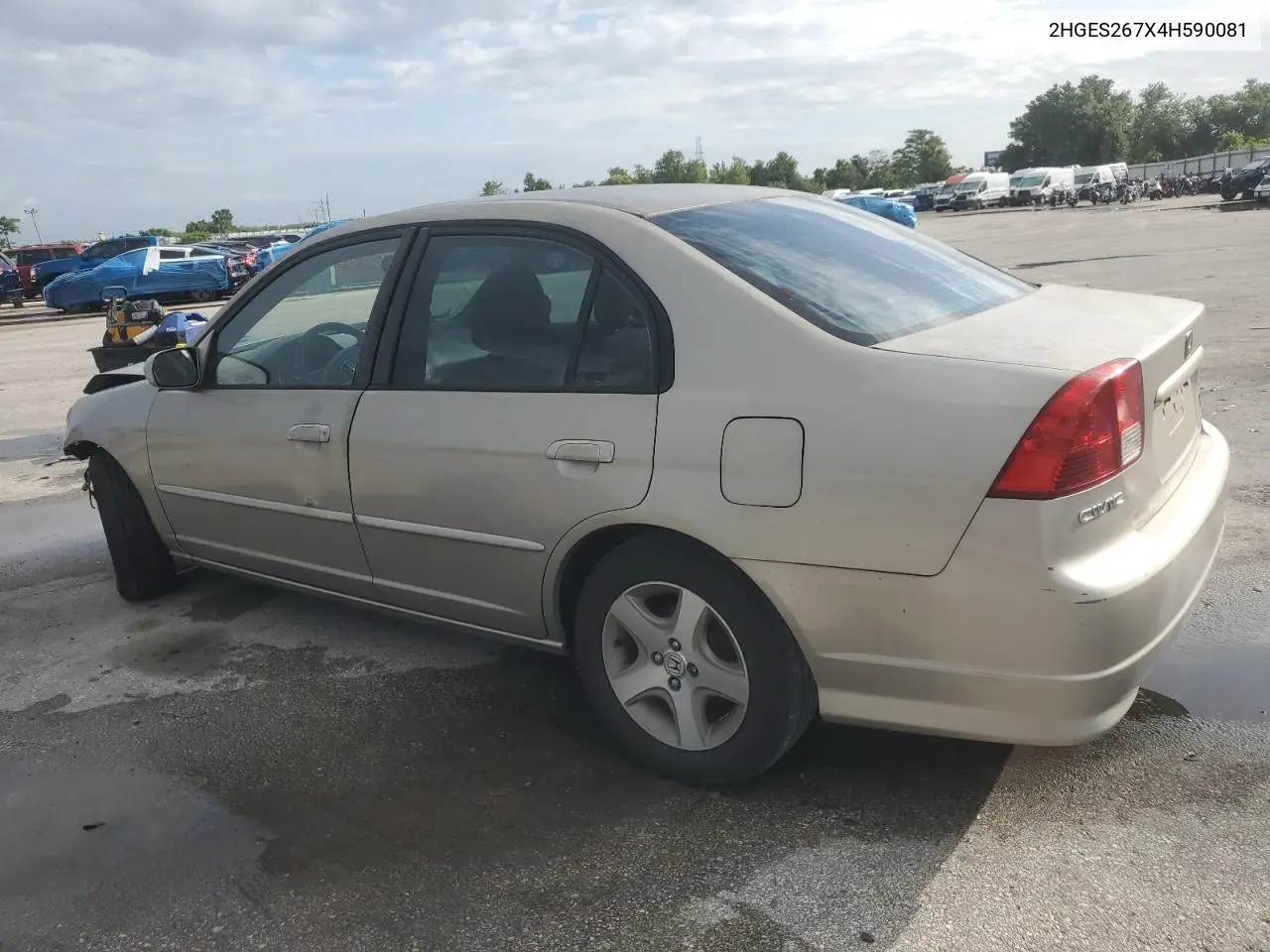 2003 Honda Civic Ex VIN: 2HGES267X4H590081 Lot: 62901775