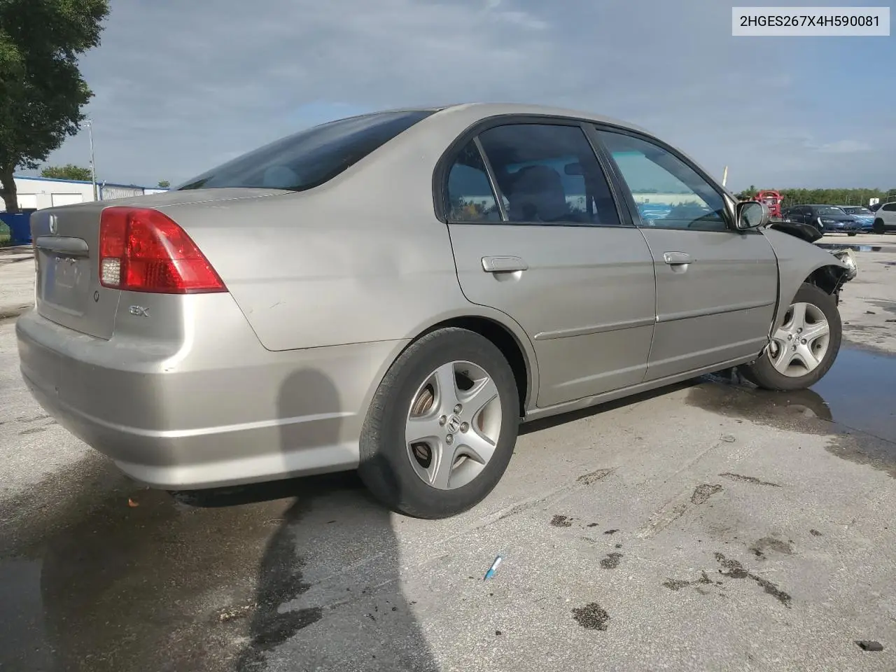 2003 Honda Civic Ex VIN: 2HGES267X4H590081 Lot: 62901775