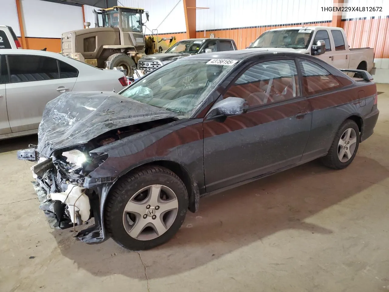 2004 Honda Civic Ex VIN: 1HGEM229X4L812672 Lot: 43756195
