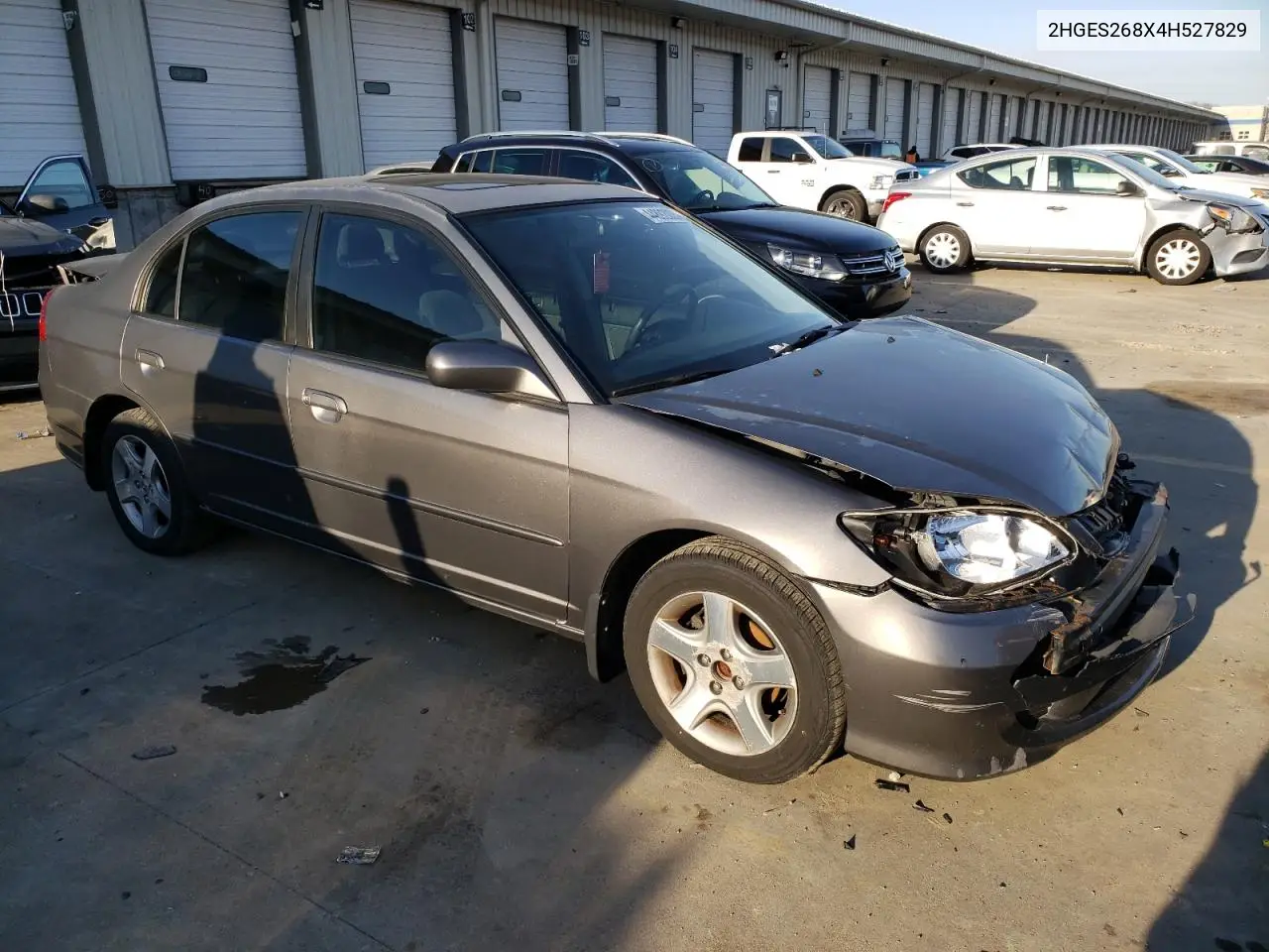 2004 Honda Civic Ex VIN: 2HGES268X4H527829 Lot: 44892005