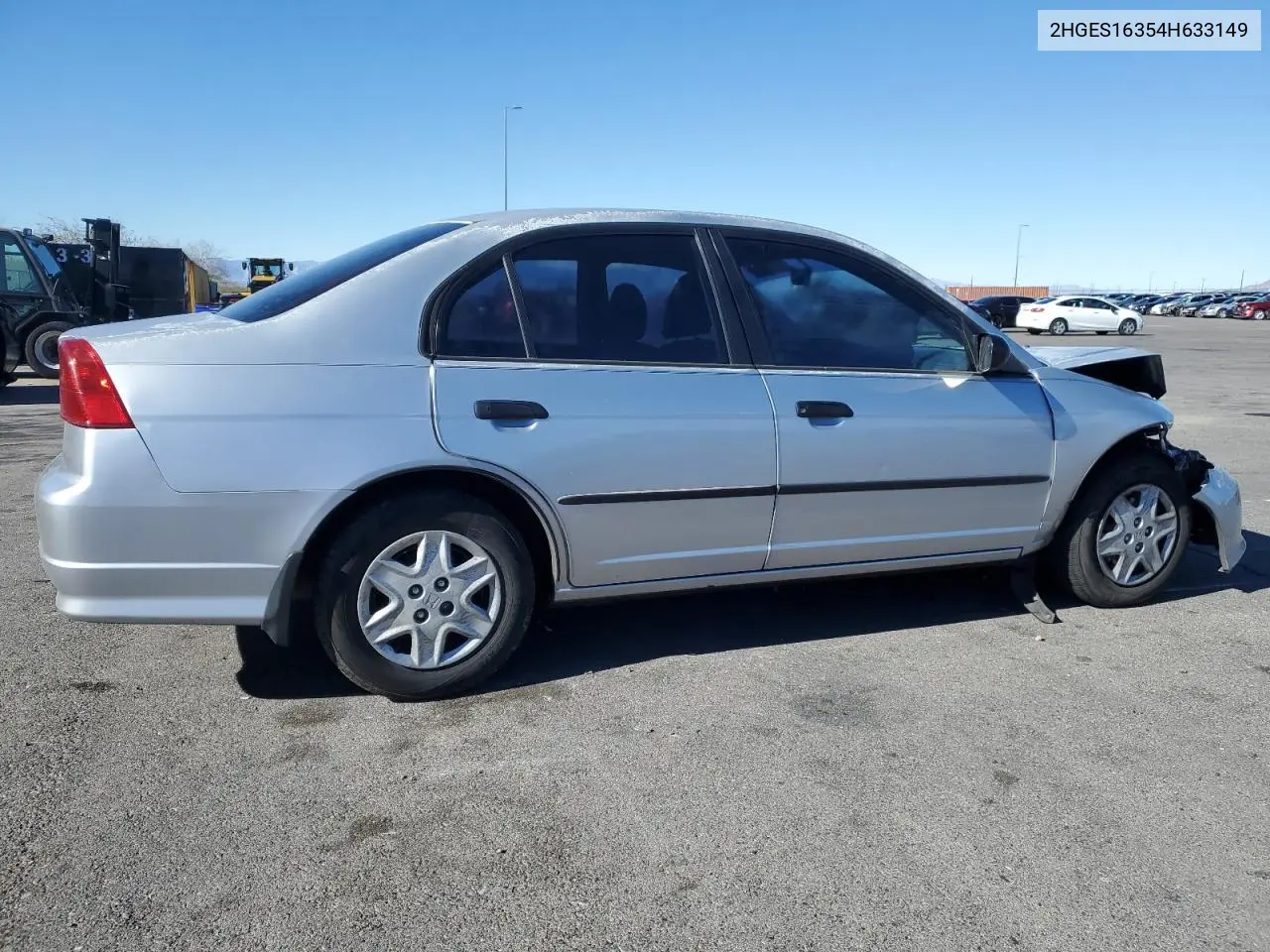 2004 Honda Civic Dx Vp VIN: 2HGES16354H633149 Lot: 45868795