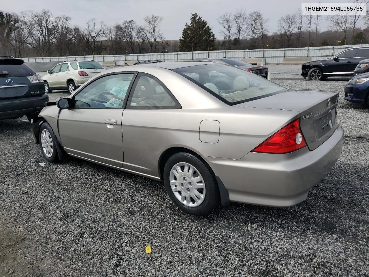 2004 Honda Civic Lx VIN: 1HGEM21694L065735 Lot: 46882555