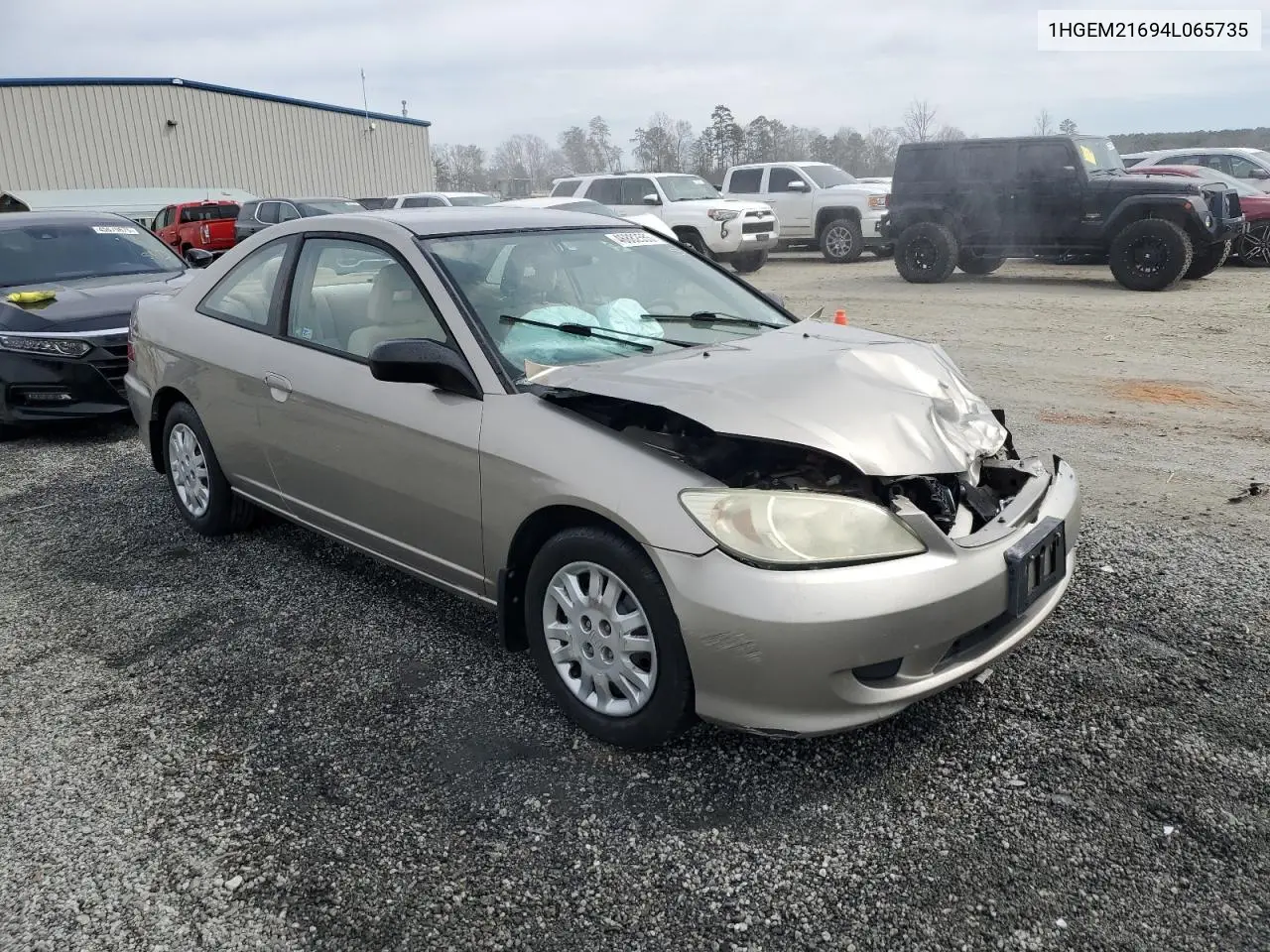 2004 Honda Civic Lx VIN: 1HGEM21694L065735 Lot: 46882555