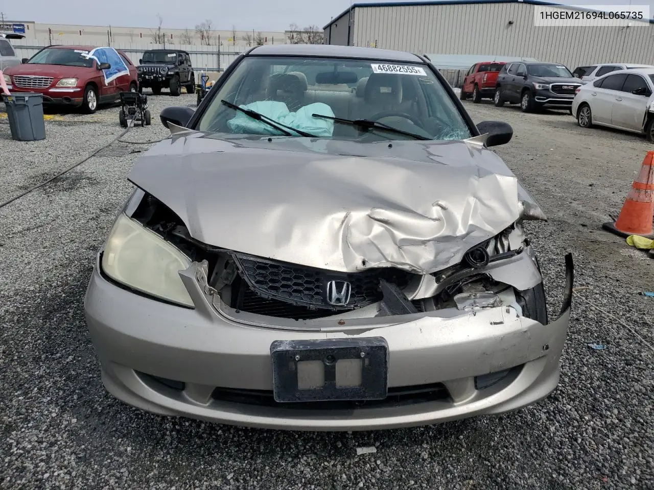 2004 Honda Civic Lx VIN: 1HGEM21694L065735 Lot: 46882555