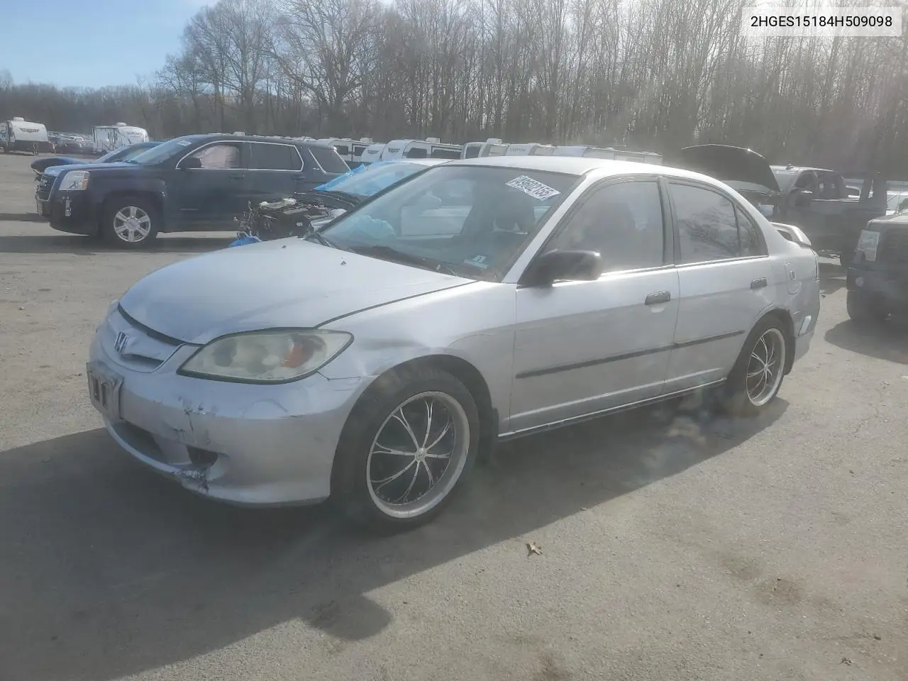 2004 Honda Civic Dx VIN: 2HGES15184H509098 Lot: 49602155