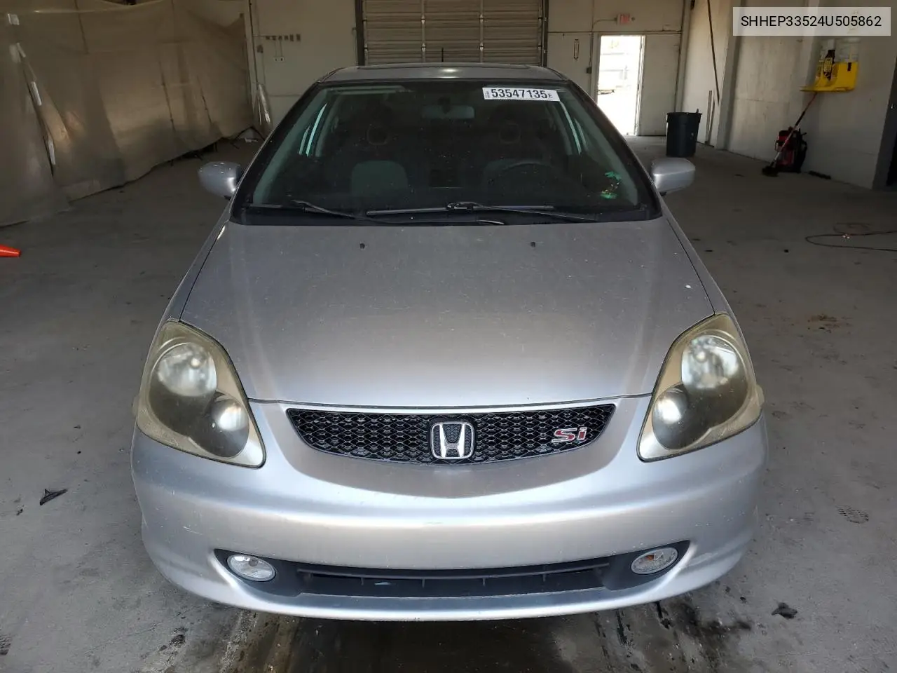 2004 Honda Civic Si VIN: SHHEP33524U505862 Lot: 53547135