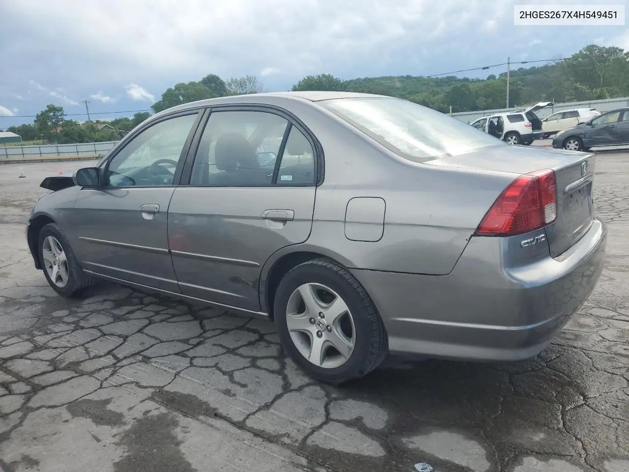 2004 Honda Civic Ex VIN: 2HGES267X4H549451 Lot: 56358865