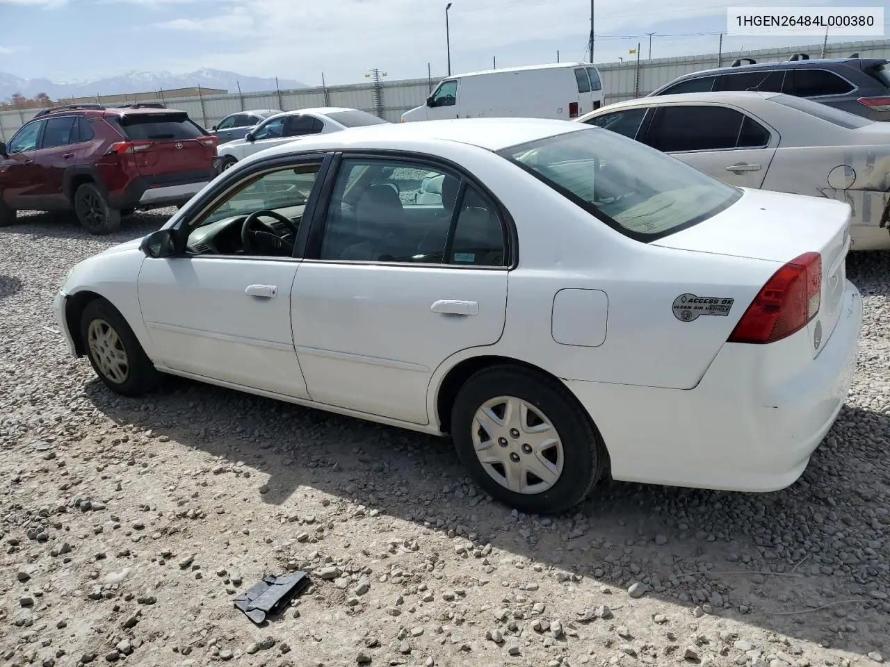 2004 Honda Civic Gx VIN: 1HGEN26484L000380 Lot: 56582975
