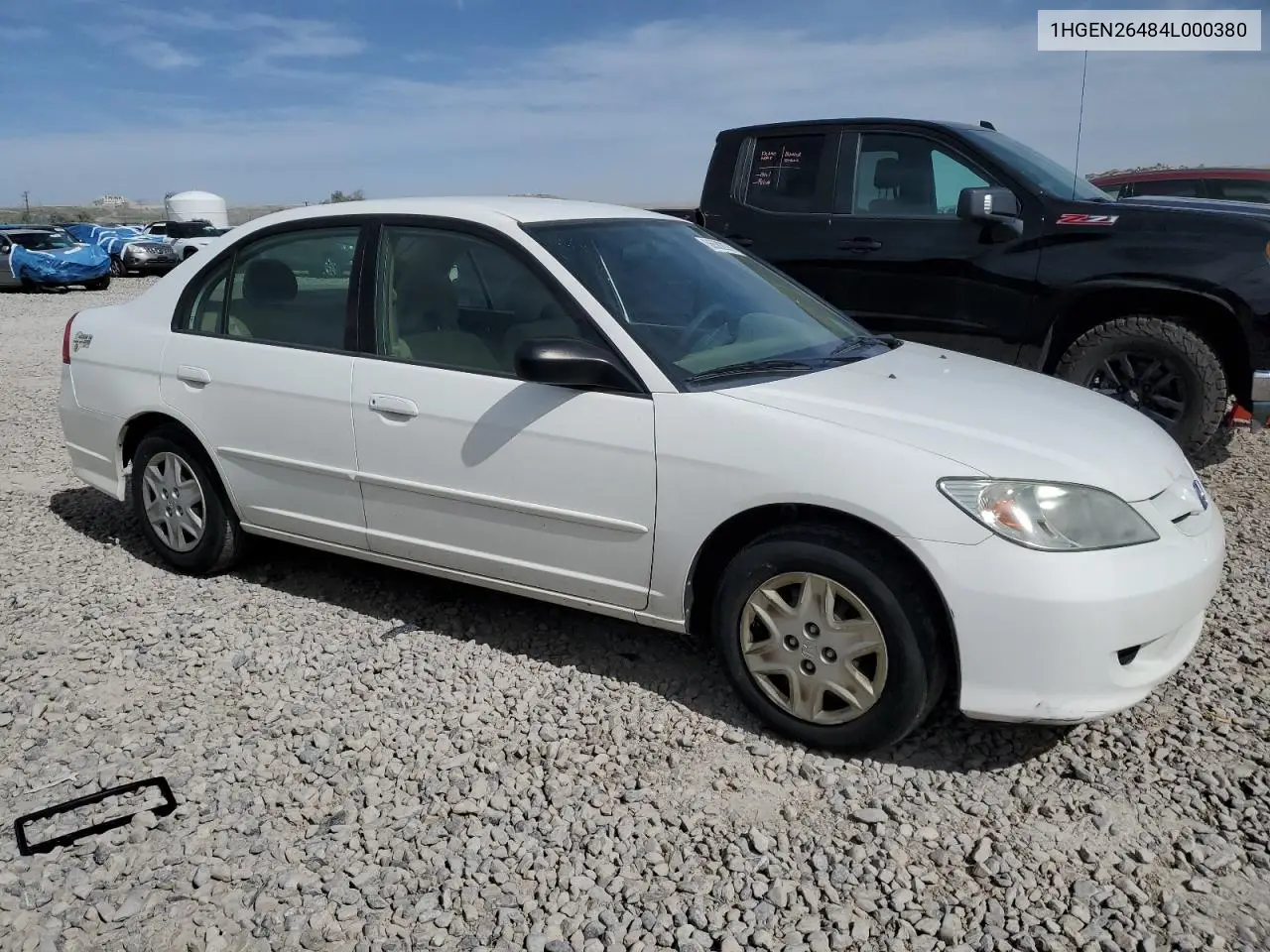 2004 Honda Civic Gx VIN: 1HGEN26484L000380 Lot: 56582975