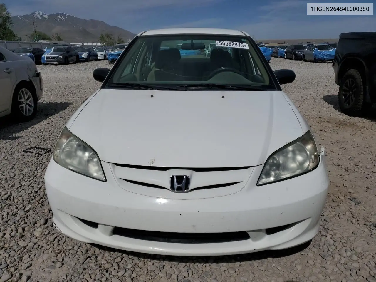 2004 Honda Civic Gx VIN: 1HGEN26484L000380 Lot: 56582975