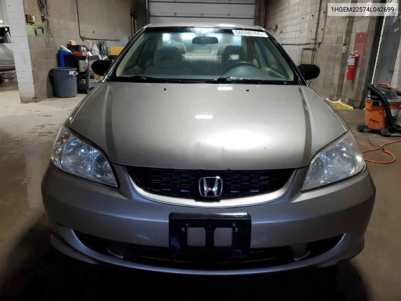 2004 Honda Civic Lx VIN: 1HGEM22574L042699 Lot: 56596165