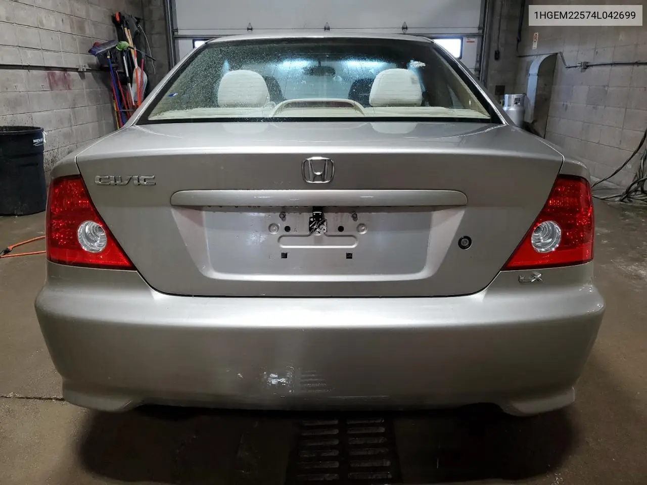 2004 Honda Civic Lx VIN: 1HGEM22574L042699 Lot: 56596165