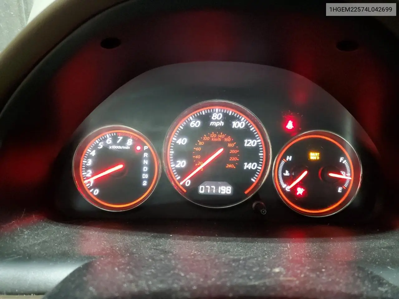 2004 Honda Civic Lx VIN: 1HGEM22574L042699 Lot: 56596165
