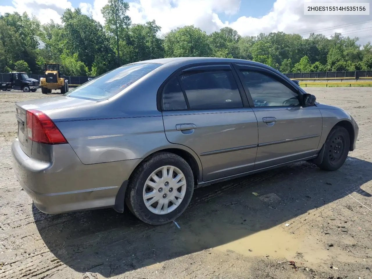 2004 Honda Civic Lx VIN: 2HGES15514H535156 Lot: 56659625
