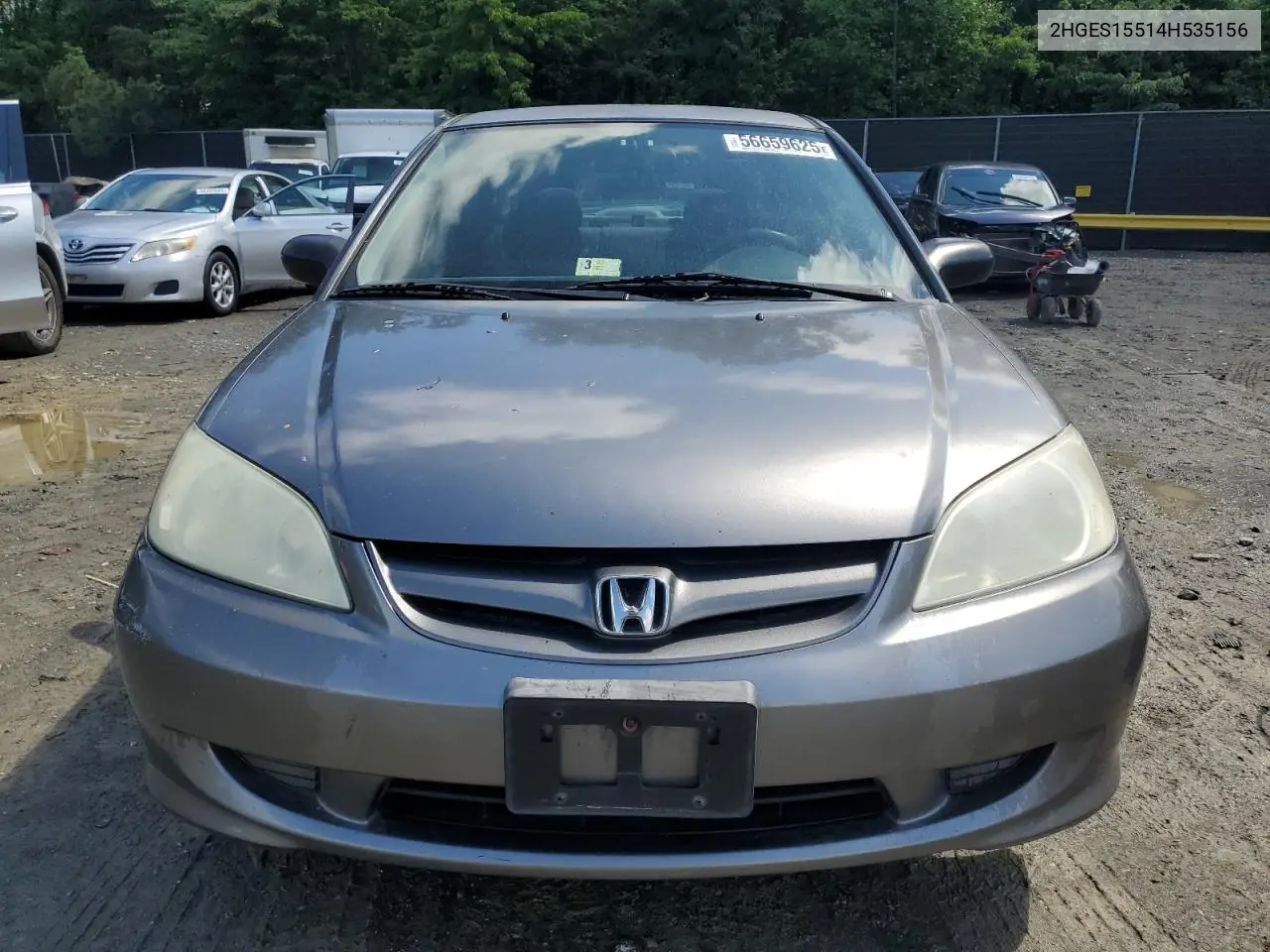 2004 Honda Civic Lx VIN: 2HGES15514H535156 Lot: 56659625