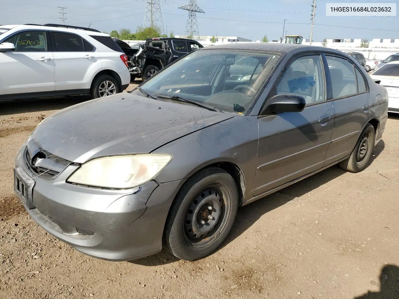 2004 Honda Civic Lx VIN: 1HGES16684L023632 Lot: 56749785