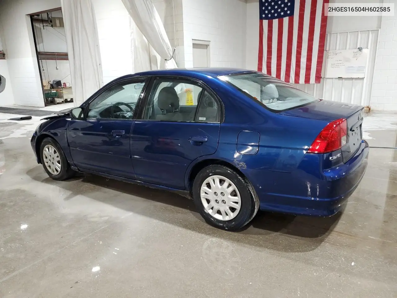2004 Honda Civic Lx VIN: 2HGES16504H602585 Lot: 62159435