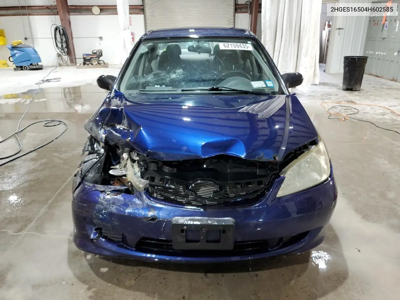 2004 Honda Civic Lx VIN: 2HGES16504H602585 Lot: 62159435