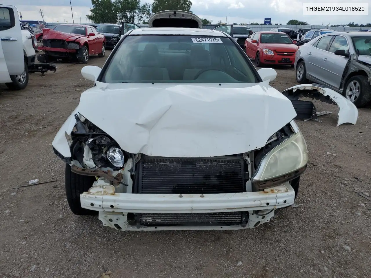 2004 Honda Civic Ex VIN: 1HGEM21934L018520 Lot: 62471925