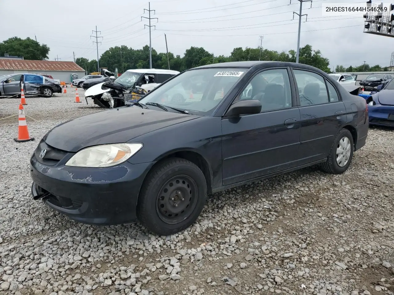 2004 Honda Civic Lx VIN: 2HGES16644H546269 Lot: 63072665