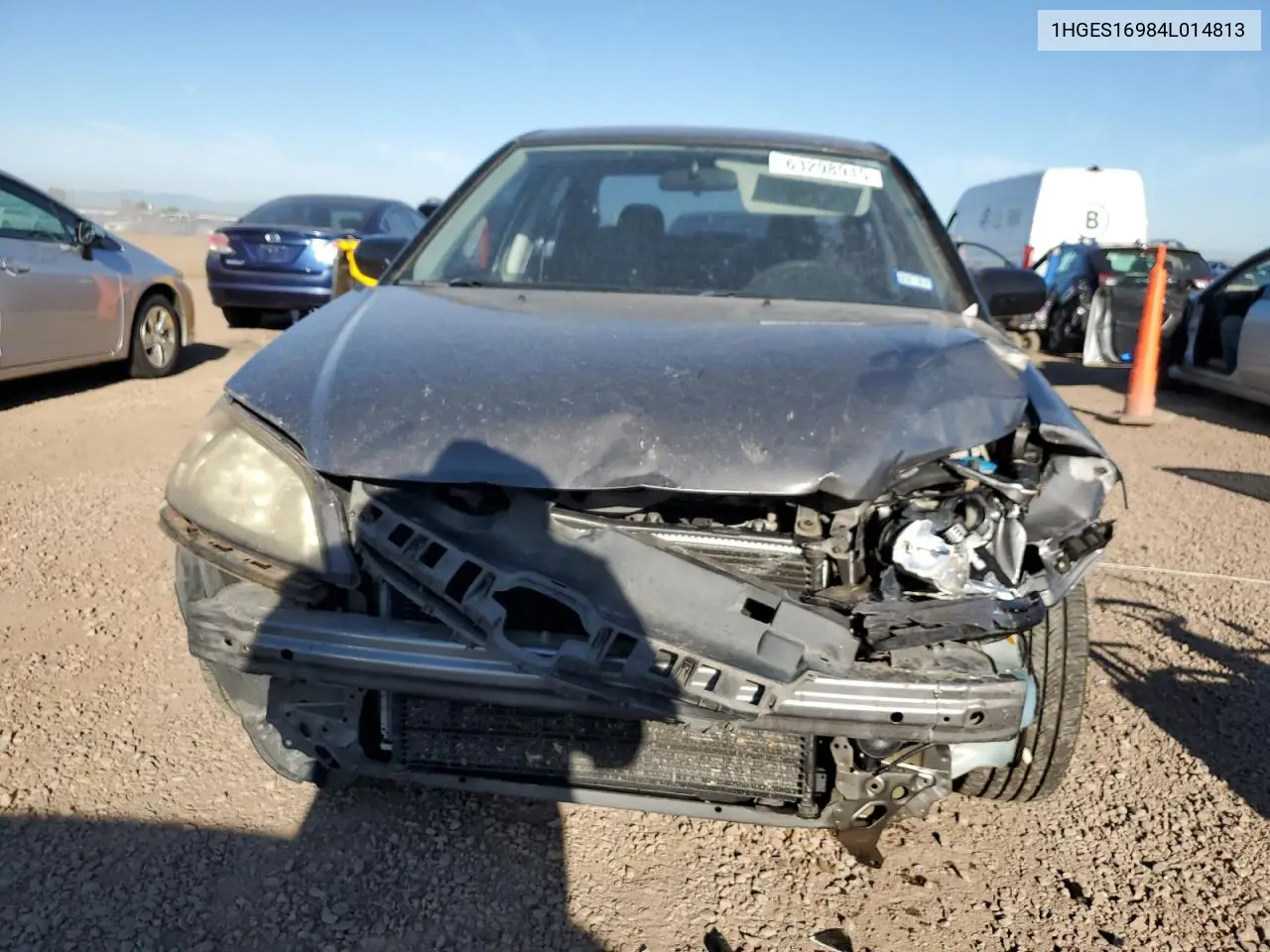 2004 Honda Civic Lx VIN: 1HGES16984L014813 Lot: 63298915