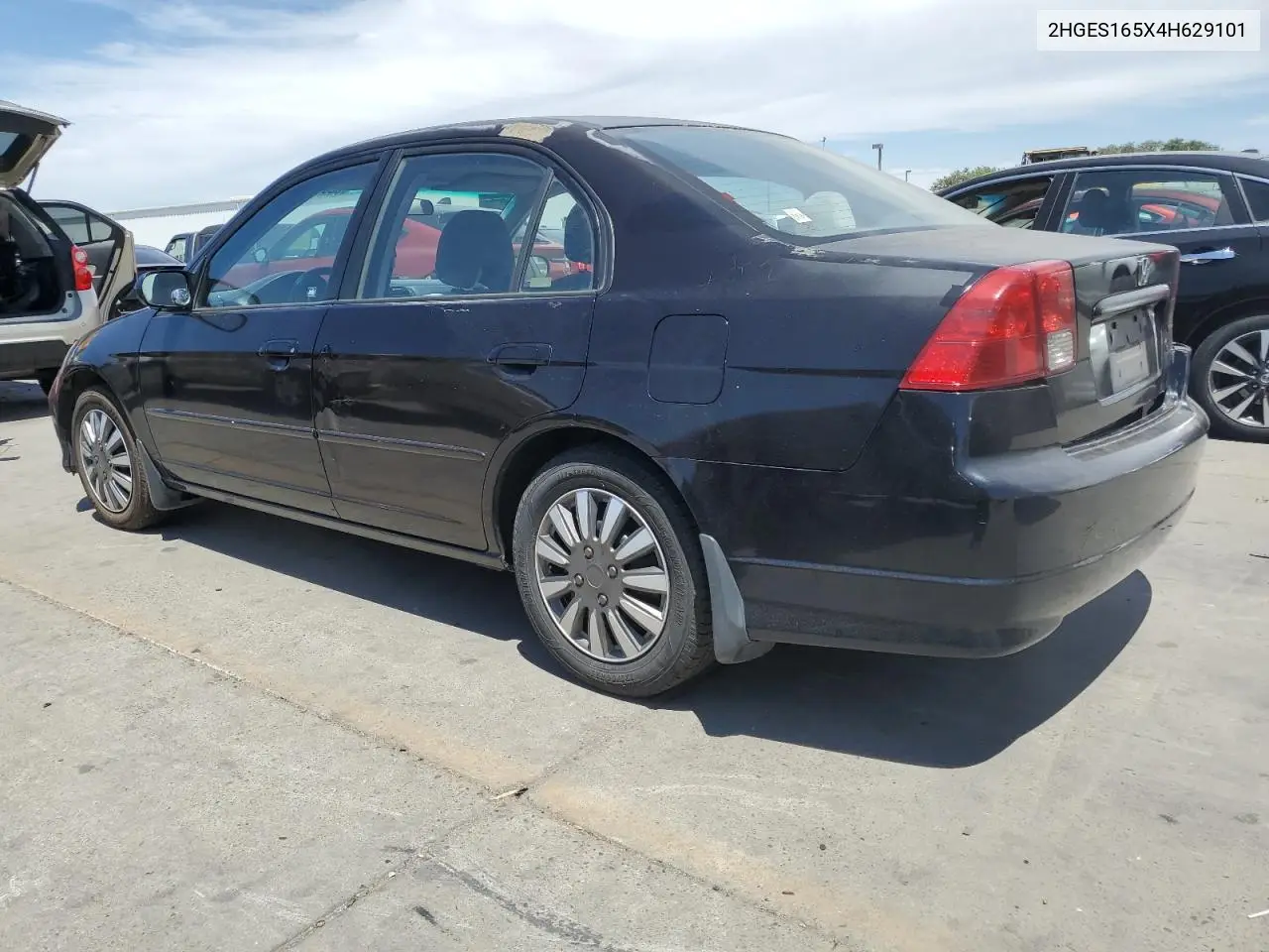 2004 Honda Civic Lx VIN: 2HGES165X4H629101 Lot: 63311885