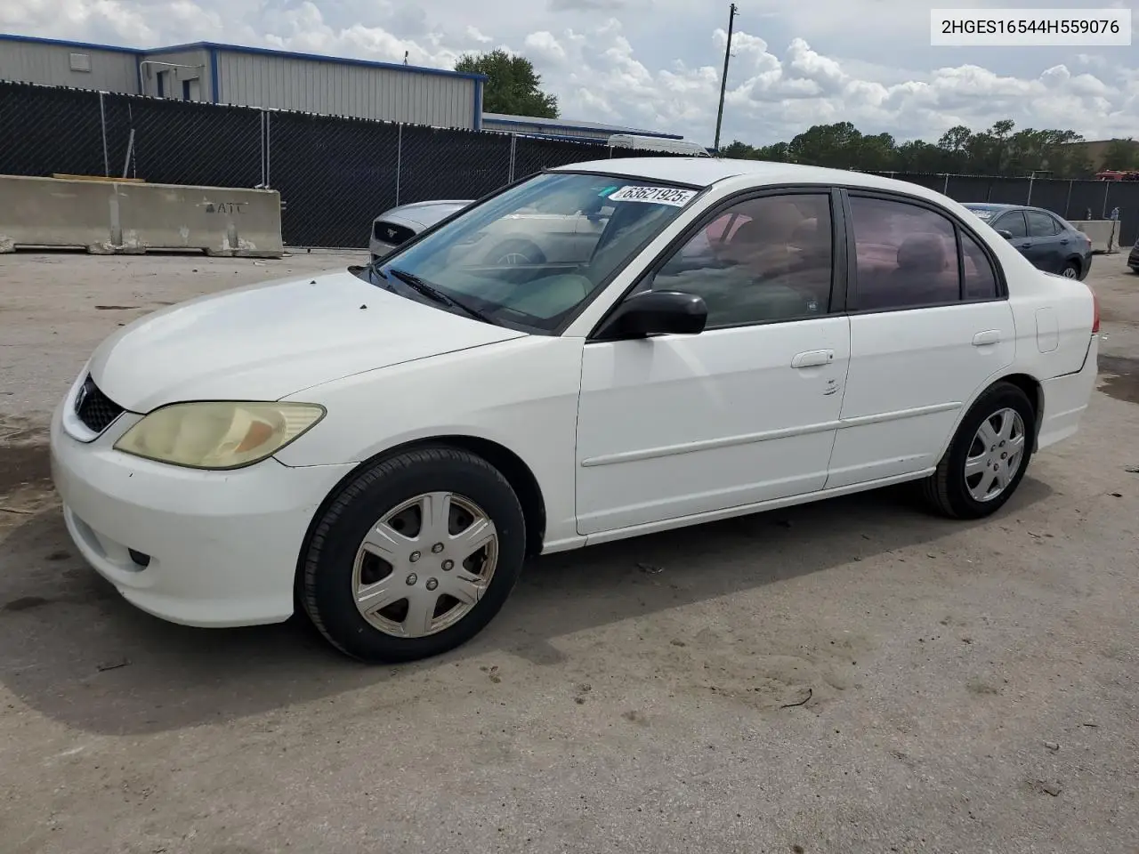 2004 Honda Civic Lx VIN: 2HGES16544H559076 Lot: 63621925