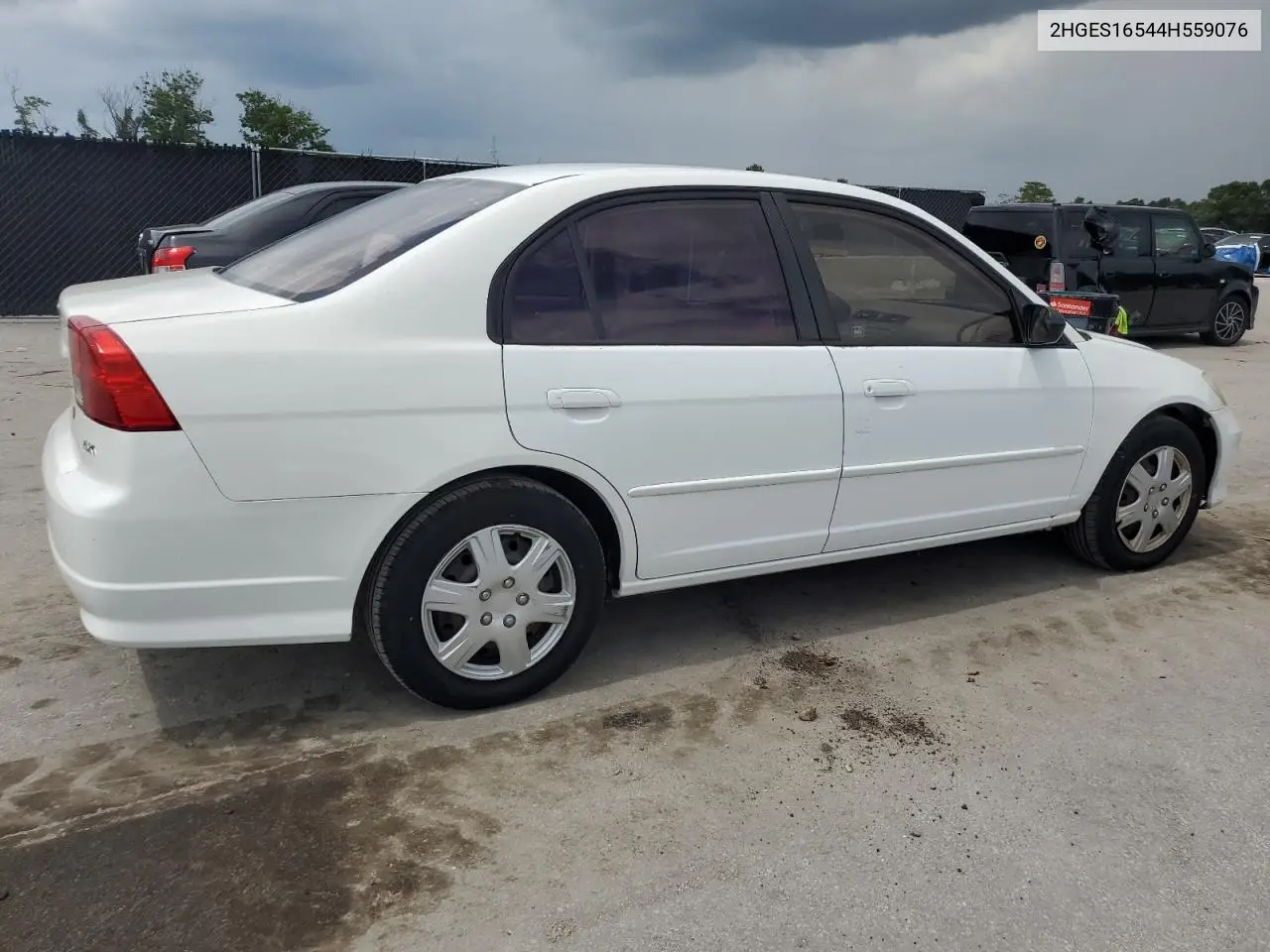 2004 Honda Civic Lx VIN: 2HGES16544H559076 Lot: 63621925