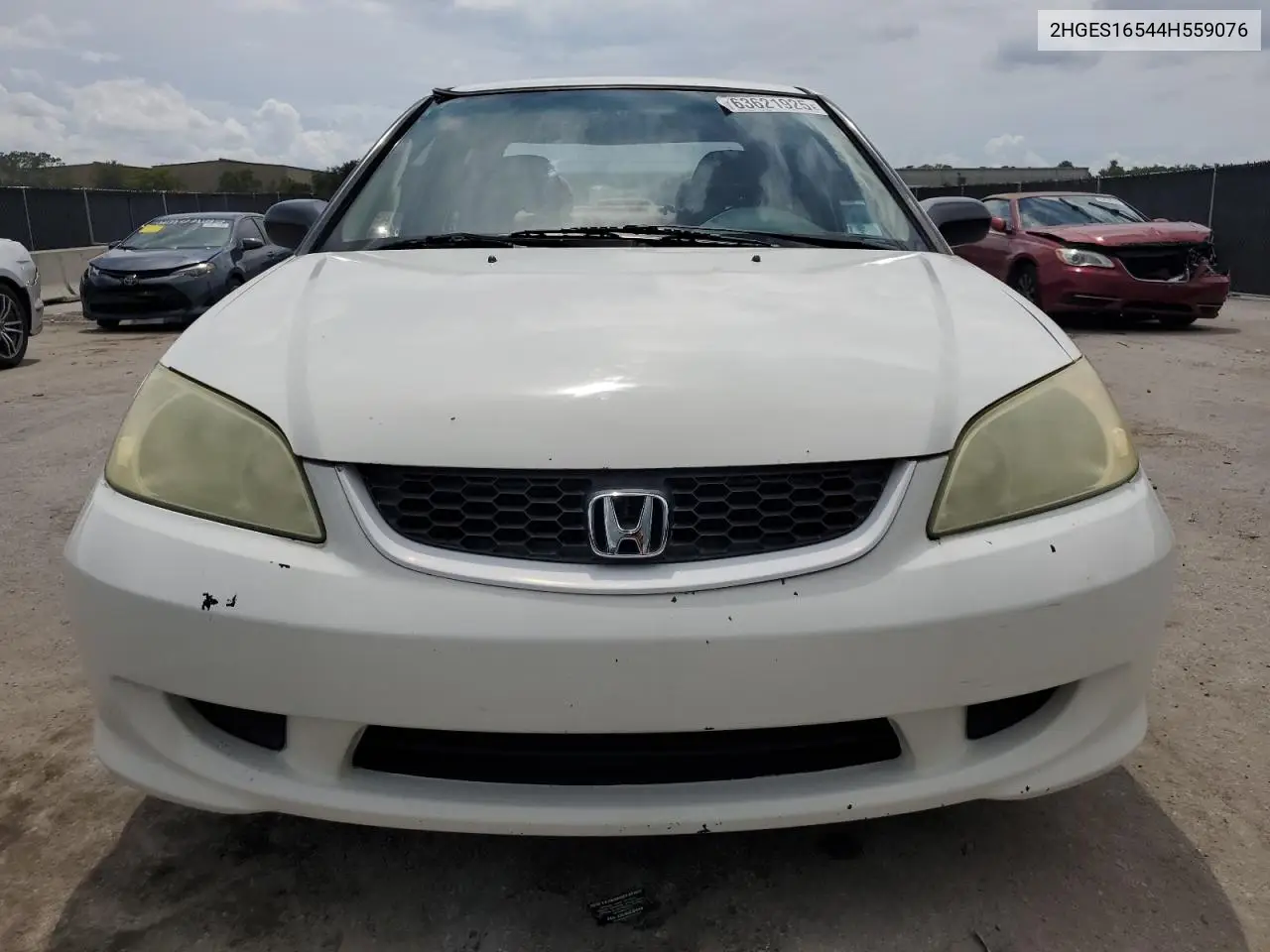 2004 Honda Civic Lx VIN: 2HGES16544H559076 Lot: 63621925