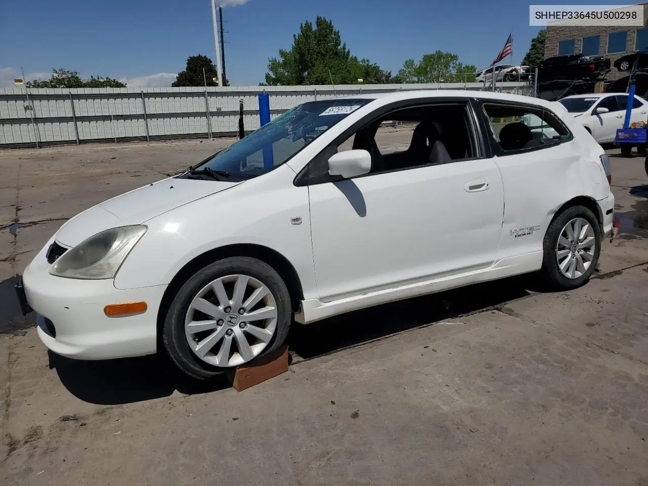 2005 Honda Civic Si VIN: SHHEP33645U500298 Lot: 56755175